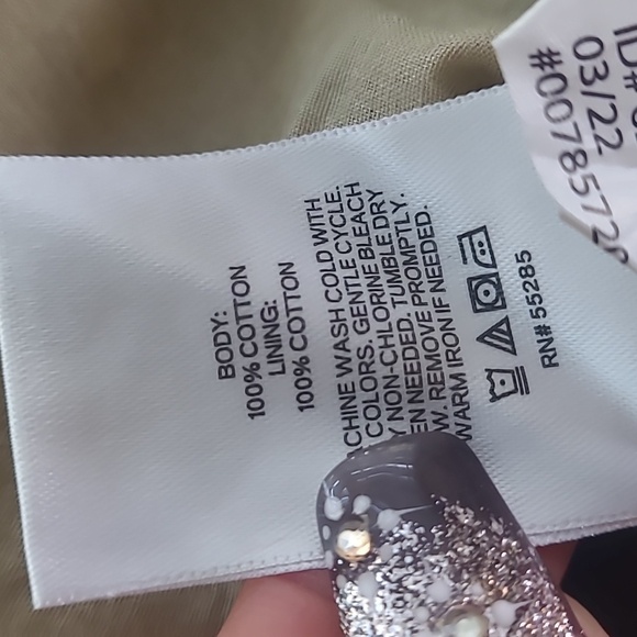 Express Green eyelet dress size S - Picture 7 of 7